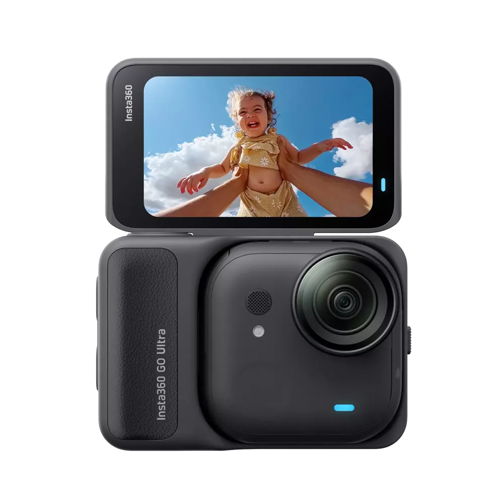 Insta360 Go Ultra Aksiyon Kamerası Gece Yarısı Siyahı