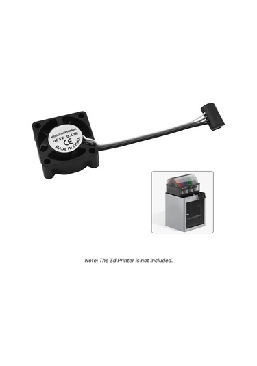 Jeemson Bambu P1p/p1s Uyumlu 5v Pwm Sıcaklık Kontrollü 25x25x10mm Çift Topaklı Rulmanlı Isı Ucu Soğutma Fanı