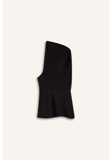 Defacto Regular Fıt Baskılı 3lü Burkini Mayo G8874ax26smbk27 Siyah-bk27