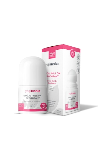 Yeşilmarka Gül Kokulu Doğal Unisex Roll-On Deodorant 50 ML
