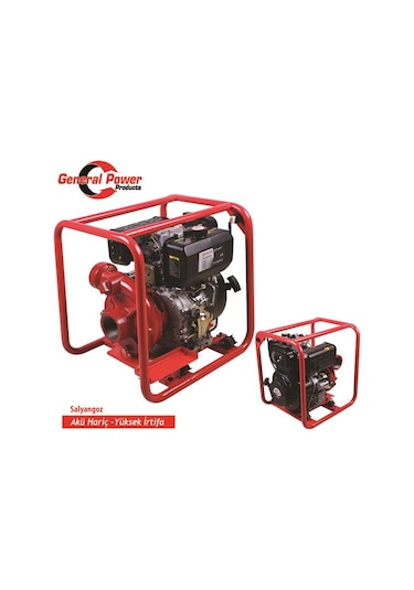 General Power Su Motoru Dizel 3" Dizel 10 Hp Salyangoz