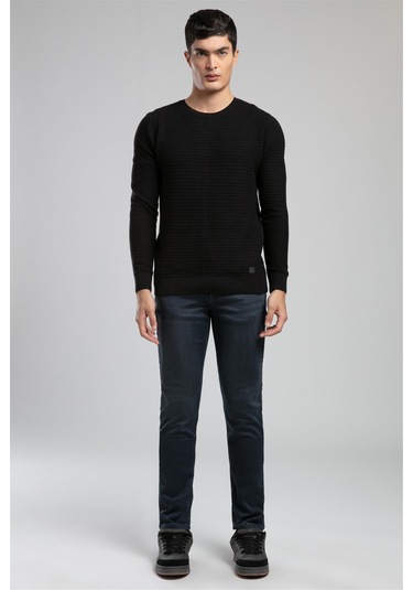 Duane Erkek O Yaka Kazak Siyah-21061 Siyah