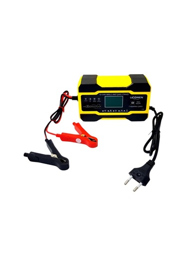 Electroon Ucomen Uc-c121001a Sarı 12/24 Volt 10 Amper Led Göstergeli Akü Şarj Cihazı