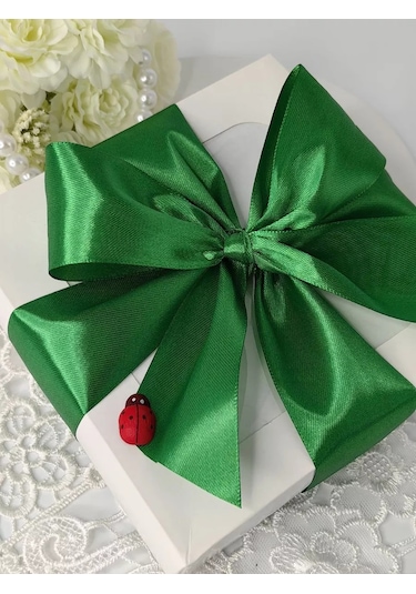 Magazin Dla Rukodel'nic Ip Gavrilov R N Saten Ambalaj Şerit Yeşil 019 4 Cm 22 Metre 211796344