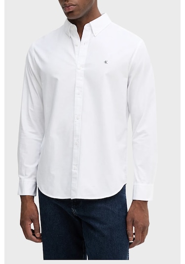 Calvin Klein Erkek Gömlek Lv140em125 Yaa Beyaz Beyaz