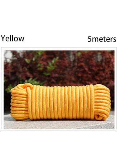 Renkler Dış Mekan Aleti Çap 3mm Paraşüt İpi Kordon İpi Çadır İpleri Paraşüt İpleri 550 İp Hayatta Kalma Kiti Sarı