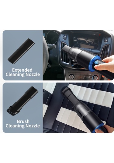 Ximistore9 10000pa Güçlü Emme Usb Şarjlı Mini El Fırçası - Jm-6603 Gümüş Araç, Ev, Ofis Süpürgesi