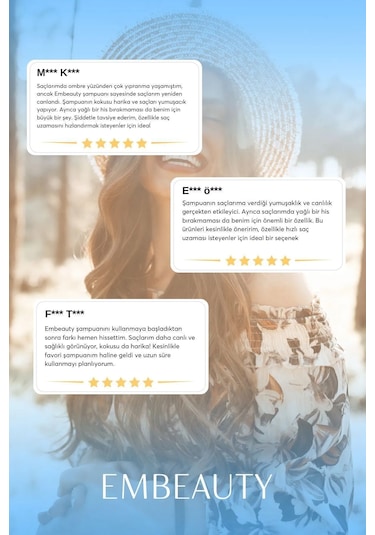 Embeauty Kolajen & Keratin Saç Dökülmesine Karşı Şampuan 400 ML