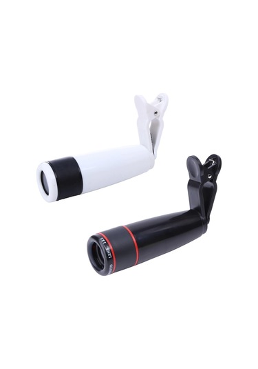 Teleskop Telefon Kamera Lensi Mini El Dürbünü Çok Renkli