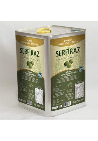 Serfiraz Organik Naturel Sızma Zeytinyağı 18 L