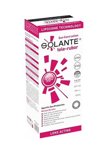 Solante Tele-Rubor Güneş Koruyucu Losyon SPF50+ 150 ML