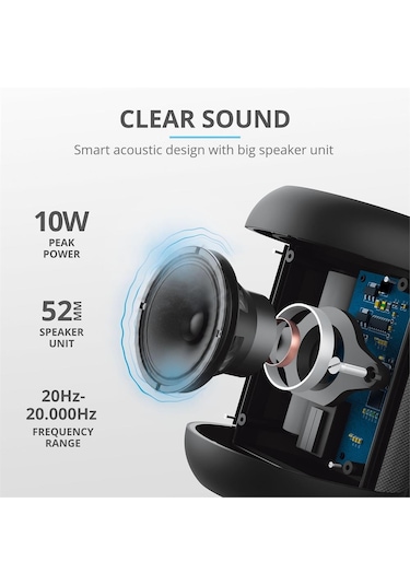 Trust 23549 Rokko IPX5 Suya Dayanıklı Bluetooth Hoparlör