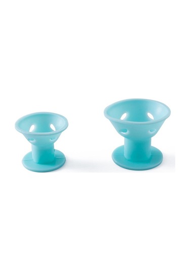 Reedark Saç Kıvırıcı Mantar Şekilli, 15 Büyük + 15 Küçük, Pvc Çantalı, Saç Dostu, Karışık Renkler