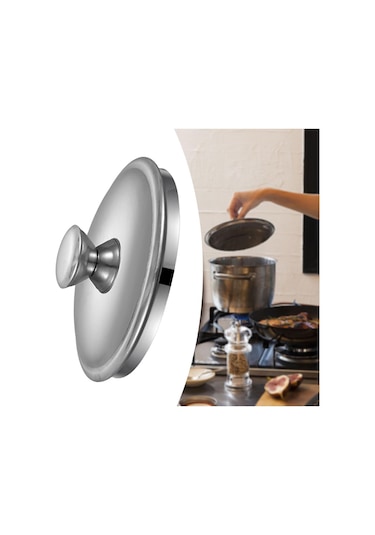 Homyl Derin Kızartma Tencere Aksesuarı Erişte Pişirmek Için 1.8l Kapak