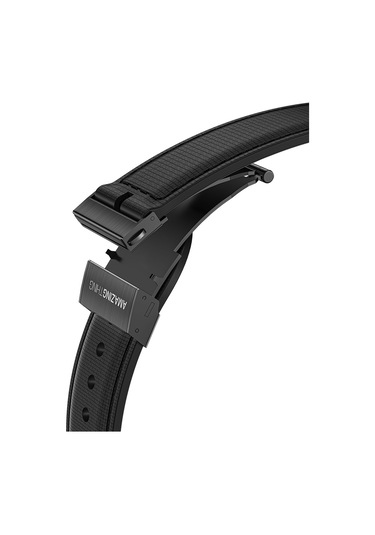 Watch 38mm Amazingthing Titan Swift Deri Dokulu Silikon Kordon Siyah