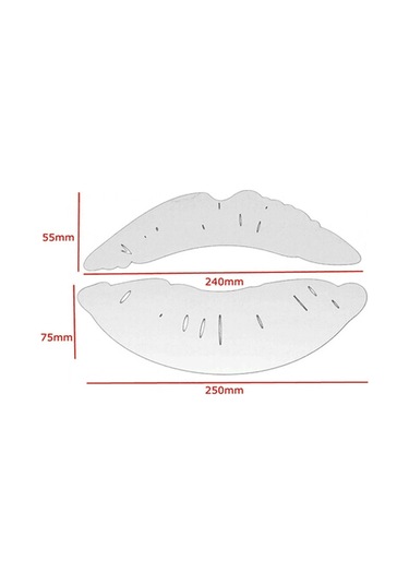 Qingmipy 3b Dudak Aynalı Duvar Çıkartması - Şık Ve Modern Oda Dekoru, Kolay Yapıştırma Özelliği Gümüş