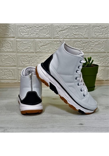 Kinetix Vıole Pu Beyaz Kalın Tabanlı Hafif Rahat Spor Bot Beyaz