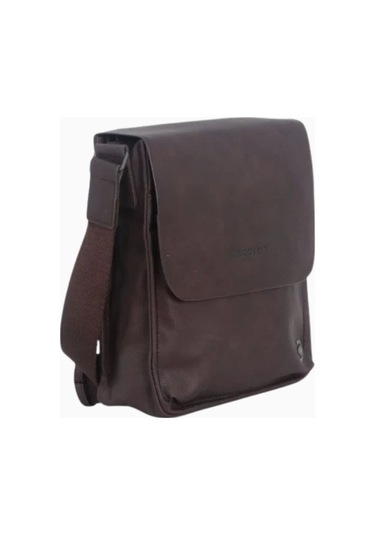 Discovery Heritage Kapaklı Unisex Omuz Çantası Kahverengi 1