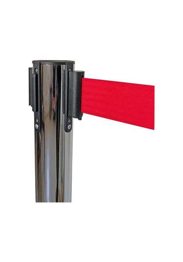 Şerit Güvenlik Bariyeri Paslanmaz Şerit Bariyer Yönlendirme Bariyeri - 304 Krom 10 Adet