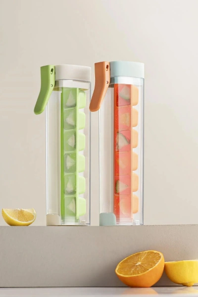 River World Buz Kalıbı Küp Basmalı Çok Renkli