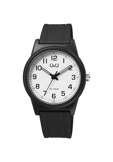 Q&q Vr35j028y Erkek Kol Saati Altın - Siyah