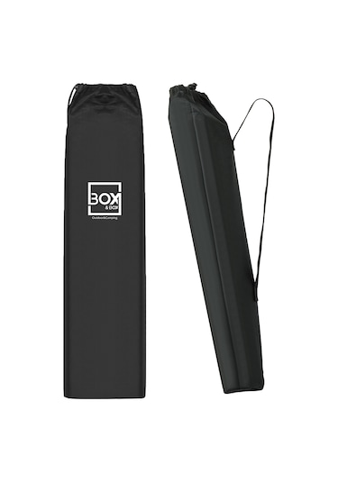 Box&Box Alüminyum Katlanabilir Kamp ve Piknik Masası 47 x 66 x 51 Cm Siyah