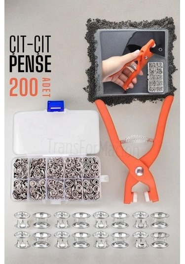 Zhltools Penseli Çıtçıt Seti 200 Lü Paket