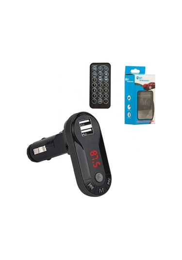 Hello Hl-19683 Bt-fm Modulatör Çift Usb/sd/mp3 12-24 Volt Hafızasız Bluetooth Fm Transmıtter 4172