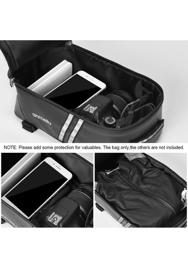 Jeemson 7l Ergonomik Bisiklet Çantası: Yağmurluklu Ve Pratik Tasarım, Siyah Polyester Kumaş Çok Renkli