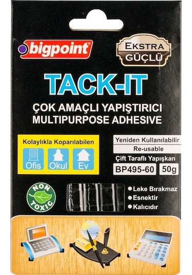 Bigpoint Extra Güçlü Hamur Yapıştırıcı(Tack-it) 50 Gram