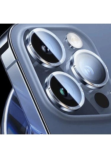 Baseus iPhone Uyumlu 15 Pro/15 Pro Max İçin Corning Serisi Hd Cam Kamera Koruyucu- 5775