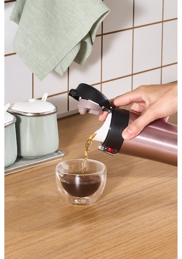 Karaca Pluton Çelik Sızdırmaz Termos Rose Gold 350 ml