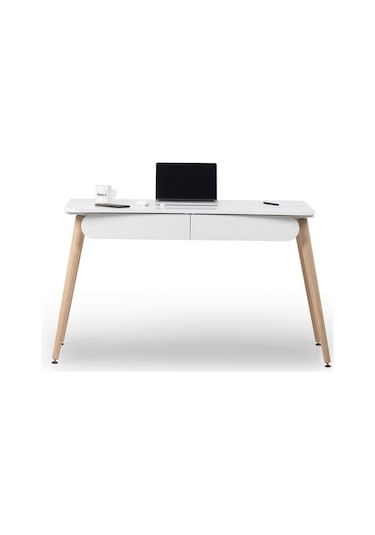 Çalışma Masası Flora Logo Bilgisayar / Öğrenci Çalışma Masası Beyaz Gçö-02 Beyaz
