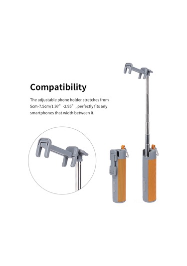 Gajeena Mavi Bluetooth Hoparlör, 5200mah Power Bank, Flaş Işık, Telefon Stantı, Uzatılabilir Selfie Çubuğu Ve Ellerden Uzak Arama Desteği