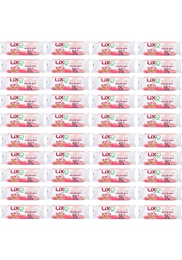 Lixo Küçük Boy Çöp Poşeti 40 x 50 Cm 30 lu Rulo 40 Adet Şeffaf