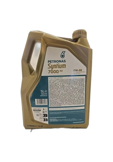Petronas Syntium 7000 AV 0W-20 Tam Sentetik Motor Yağı