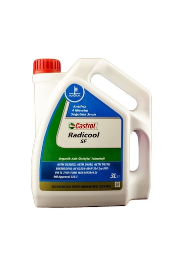 Castrol Radicool Sf Kırmızı Antifriz 3 L