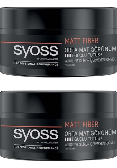 Syoss Wax Matt Fiber 2 x 100 ML