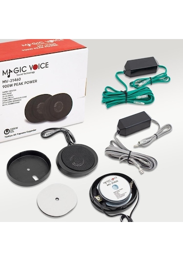 Magicvoice Mv-31460 900W Dome 2'Li Oto Tweeter