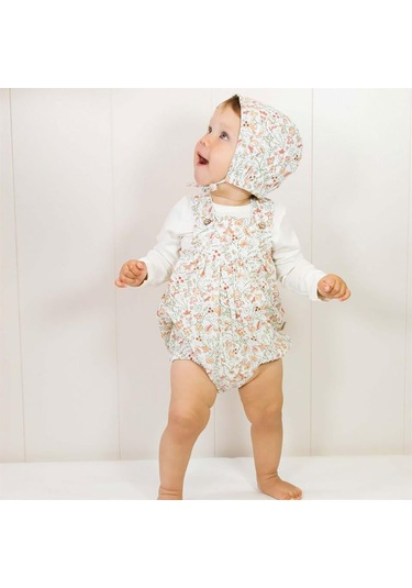Organicera Organik Poplin Bebek Şapkası , Ecru Ekru