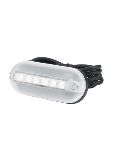 Leezsing Mavi Renkli 3w Dc 12v Su Altı Aydınlatma Lambası Pc Malzeme, -20 +45 Çalışma Sıcaklığı Mavi