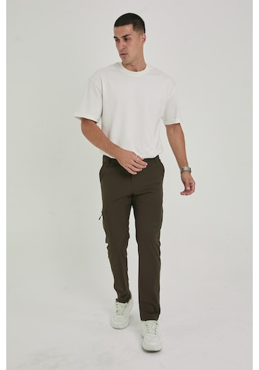 Camp529 Outdoor Tactical Su İticili Likralı Yazlık Erkek Taktik Pantolon Haki