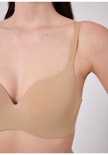 Freshness Msf02 Geniş Sırt Kuşaklı Lazer Kesim Sütyen Ten