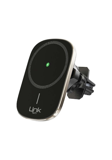 LinkTech W790 Magsafe Uyumlu 15W Kablosuz Şarj Araç İçi Telefon Tutucu