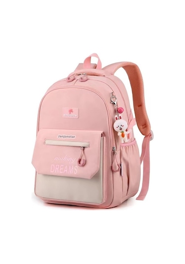 Öğrencileri Için Çocuk Çanta pembe