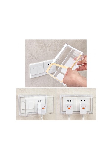 Suntek 2 Gang 86 Tip Çıkış Kutusu Kapağı Su Geçirmez Suya