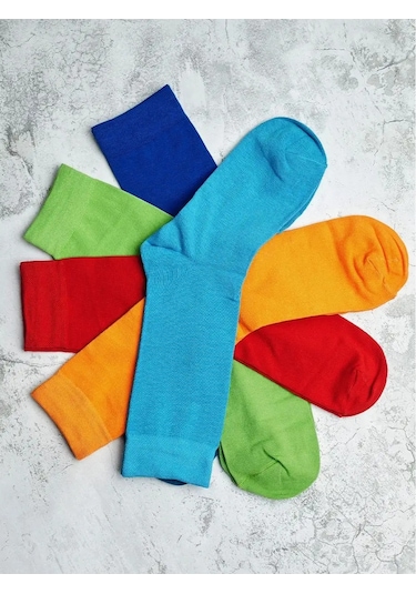 John Jeniford Hediye Paketinde 5 Çift Çorap Seti 53900650 Kırmızı