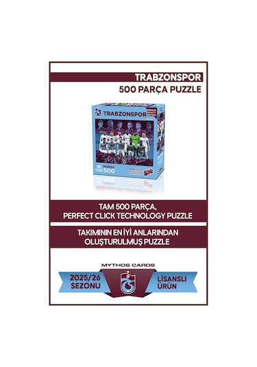 Trabzonspor Takım 2025/26 500 Parça Puzzle