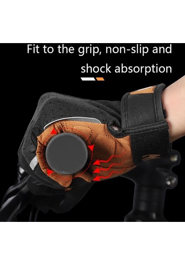 West Bıkıng Yp0211197 Tam Parmak Şok Emici Kaymaz Motosiklet Bisiklet Eldiveni 001