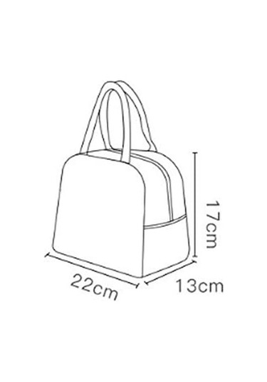 Öğle Yemeği Çantası Öğle Yemeği Çantası Kadın Kız Termal Yalıtımlı Öğle Yemeği Kutusu Tote Gıda Kabı Piknik Çantası 1 Siyah